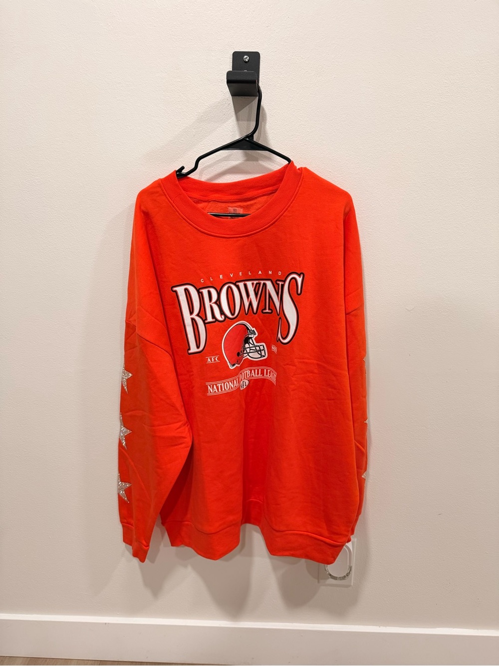 Cleveland Browns Orange Crewneck Sweatshirt